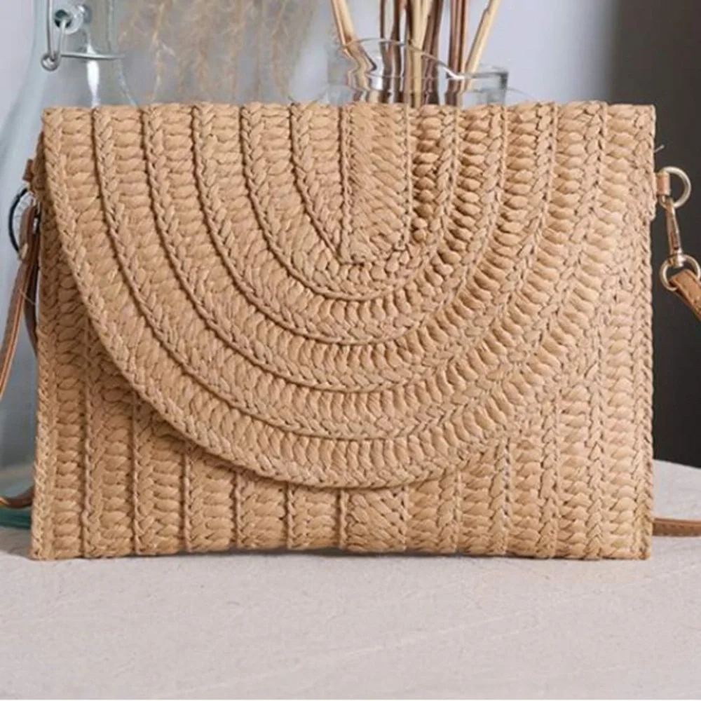 Flap Straw Bag (Spring Sale Pick!) - Picture 1 of 11